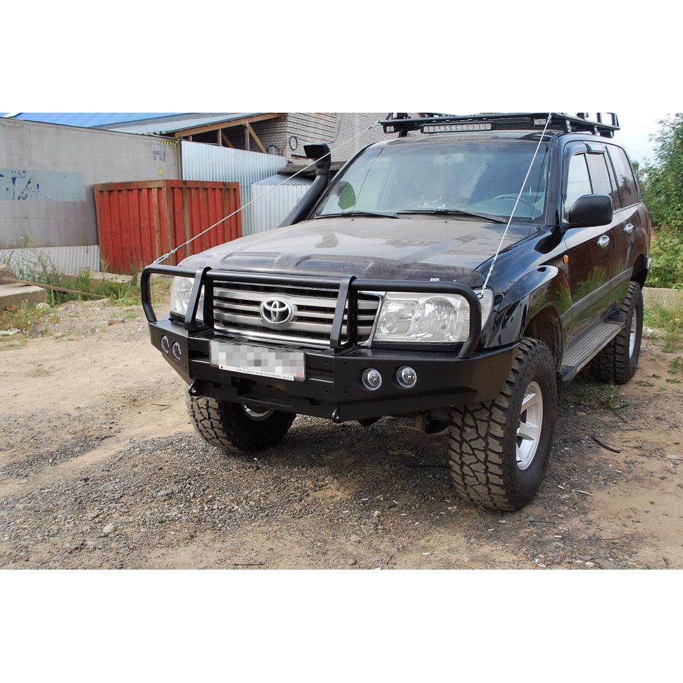 Силовой бампер передний Toyota Land Cruiser 100 (серия Т) — изображение 2
