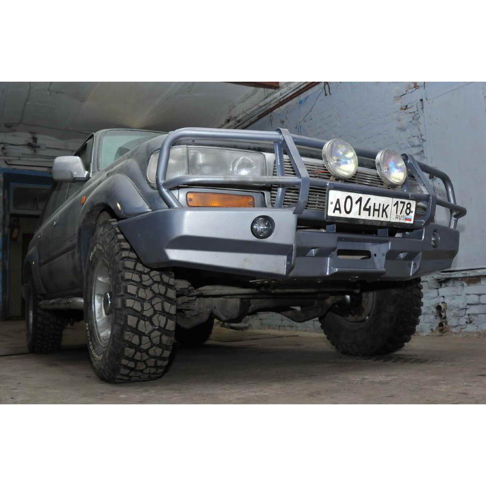 Силовой бампер передний Toyota Land Cruiser 80 — изображение 2