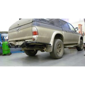 Силовой бампер задний Mitsubishi L200 III (трубный) 1996-2006