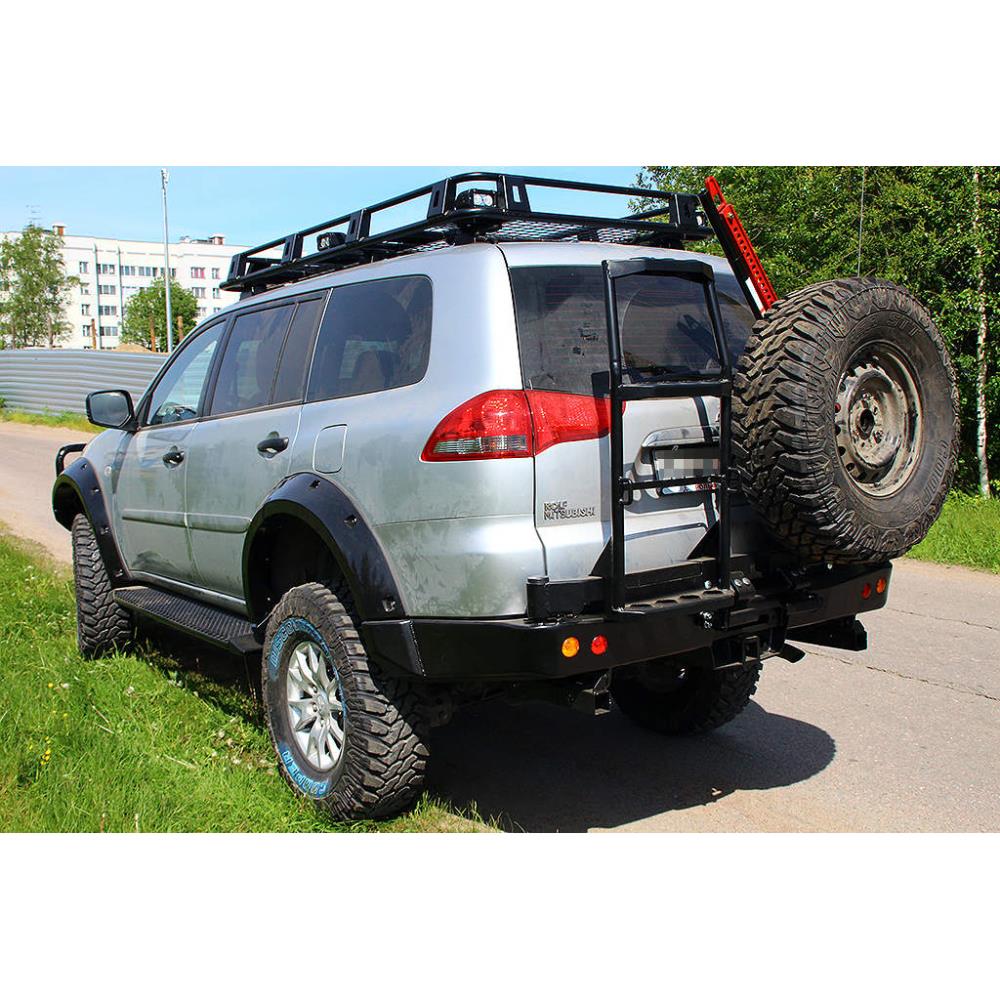 Силовой бампер задний Mitsubishi Pajero Sport II — изображение 7