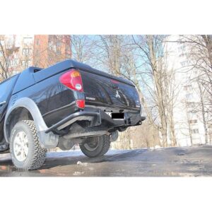 Силовой бампер задний трубный Mitsubishi L200 IV Triton 2006+