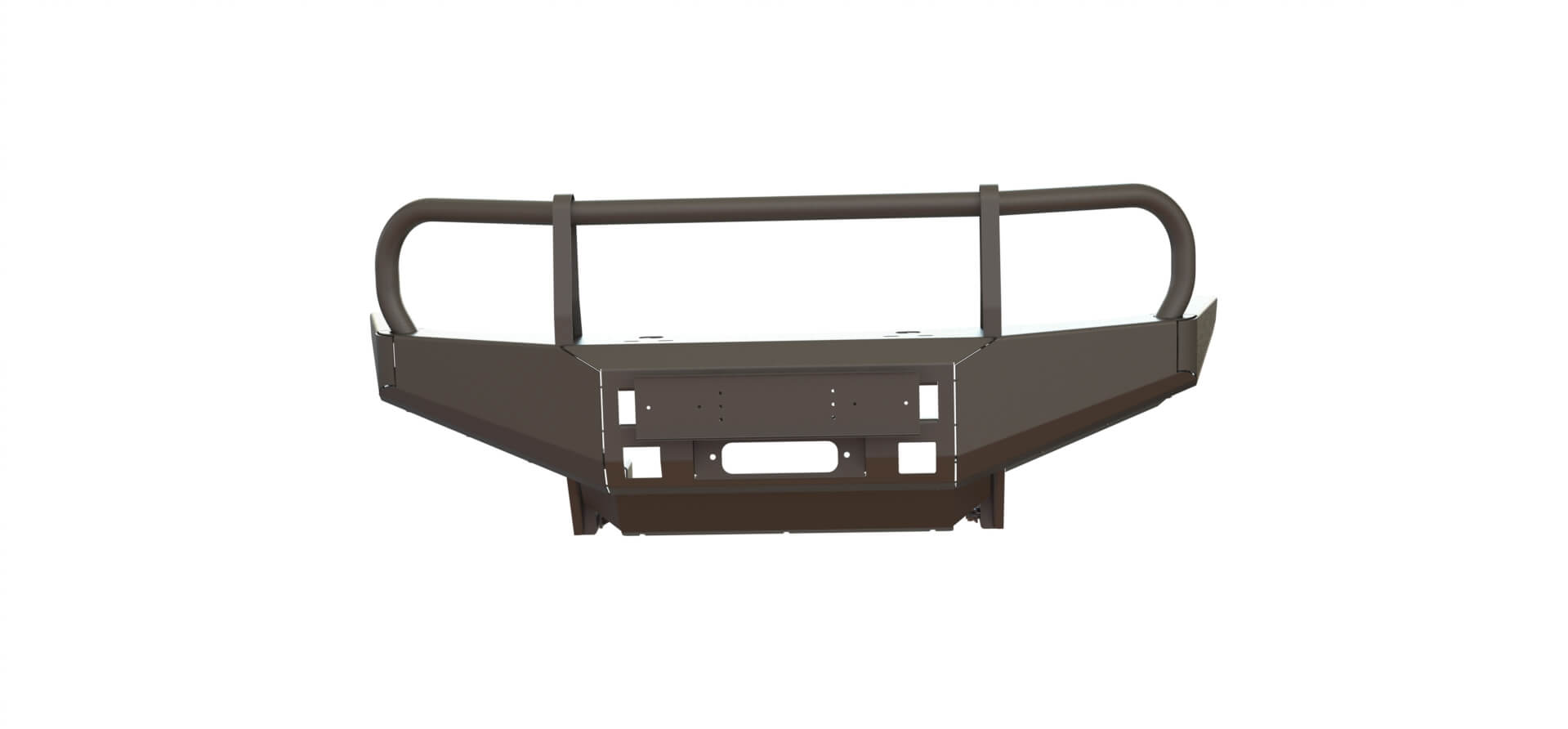 Бампер силовой передний STC Mitsubishi Pajero Sport 2008-2015/L200 2013-2015 с защитой фар — изображение 2