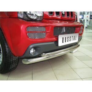 SUZUKI Jimny Защита переднего бампера d63/42 (дуга)