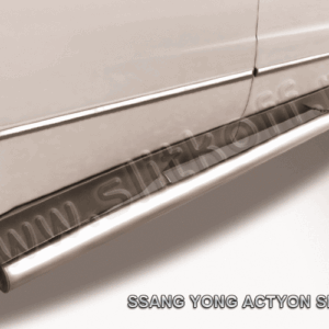 Защита порогов d76 труба SsangYong ACTYON SPORT (2013)