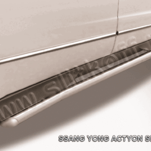 Защита порогов d76 с гибами SsangYong ACTYON SPORT (2013)