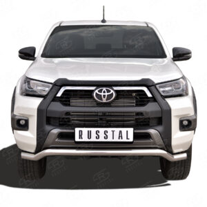TOYOTA HILUX BLACK ONYX 2020- Защита переднего бампера d63 волна THBOZ-003507