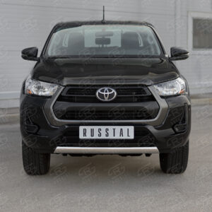 TOYOTA HILUX 2020- Защита переднего бампера d75х42 дуга THZ-003491