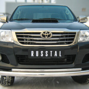 TOYOTA HILUX 2009-2014 Защита переднего бампера d76/42 (дуга) TLZ-000005