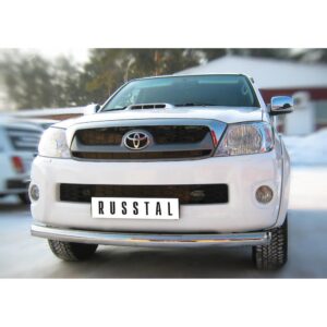 Toyota Hilux 2009-2014 Защита переднего бампера d76 (дуга)