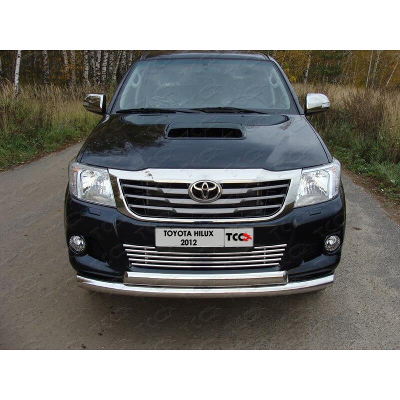 TOYOTA HILUX 2011-2015 Защита передняя нижняя 76,1/75 мм