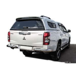 Уголки d76 без бампера Mitsubishi L-200 (2018)
