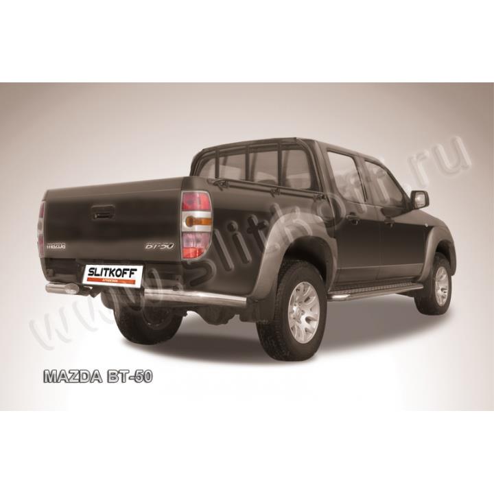 Уголки задние d76 из нержавеющей стали Mazda BT-50