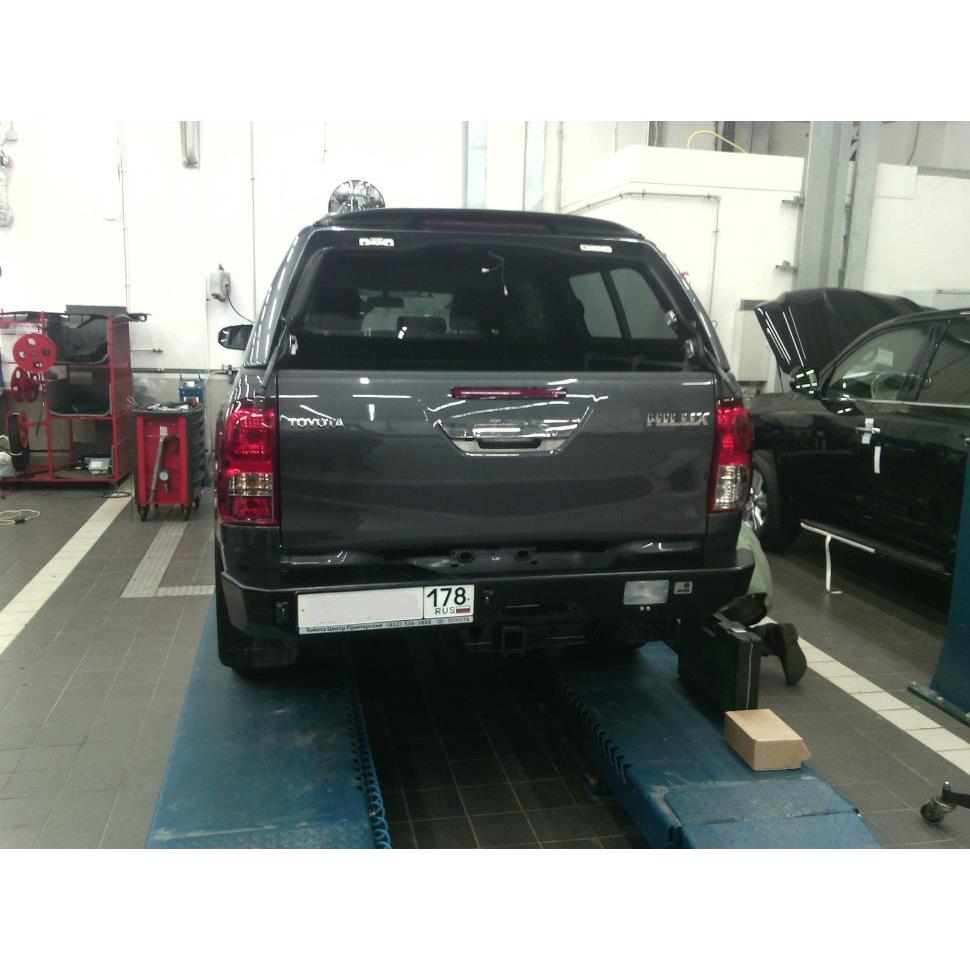 Задний силовой бампер АМЗ Toyota HiLux Revo (2015-2016-)