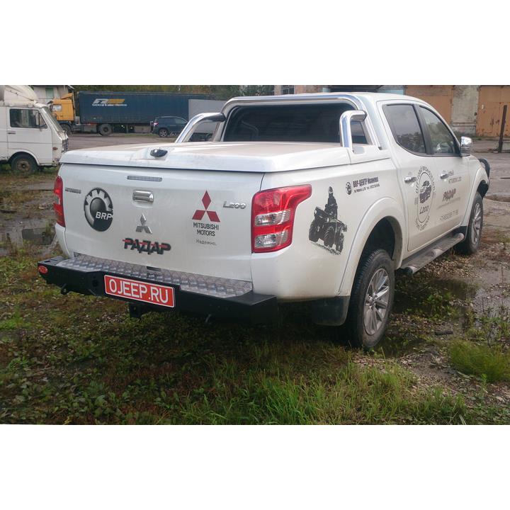 Задний силовой бампер OJ серии Трофи на Mitsubishi L200 V — изображение 3
