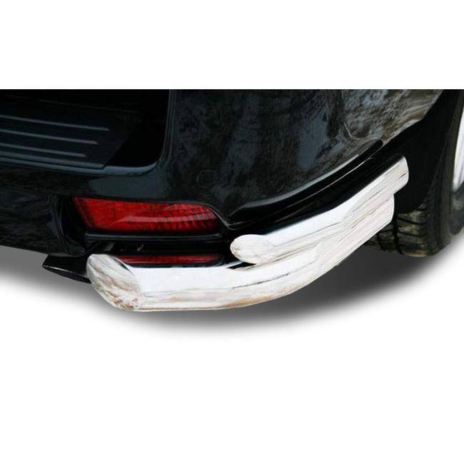 Защита заднего бампера угловая малая Toyota Land Cruiser Prado 150 2010