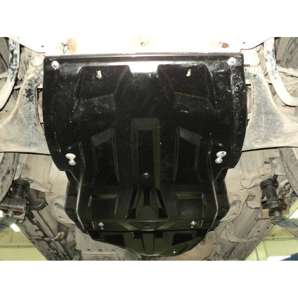 Защита картера двигателя Mitsubishi Pajero (Митсубиши Паджеро) IV, V-3,0; 3,2TD (06-) (Композит 8 мм)
