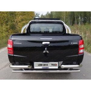 Защита кузова 75х42 мм со светодиодной фарой MITSUBISHI L200 2015-2019