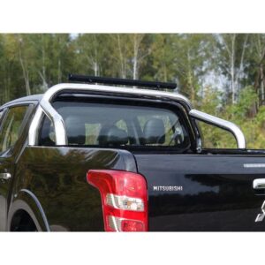 Защита кузова 76,1 мм со светодиодной фарой MITSUBISHI L200 2015-2019