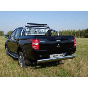 Защита кузова и заднего стекла 76,1 мм со светодиодной фарой MITSUBISHI L200 2015-2019