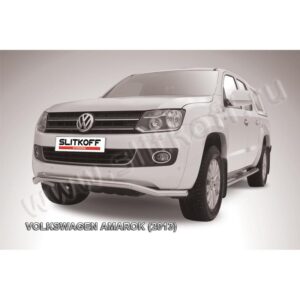 Защита переднего бампера d57 "волна" Volkswagen Amarok (2013)
