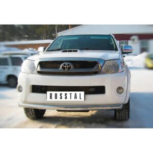 Защита переднего бампера d63 (дуга) Toyota HILUX 2009-2014