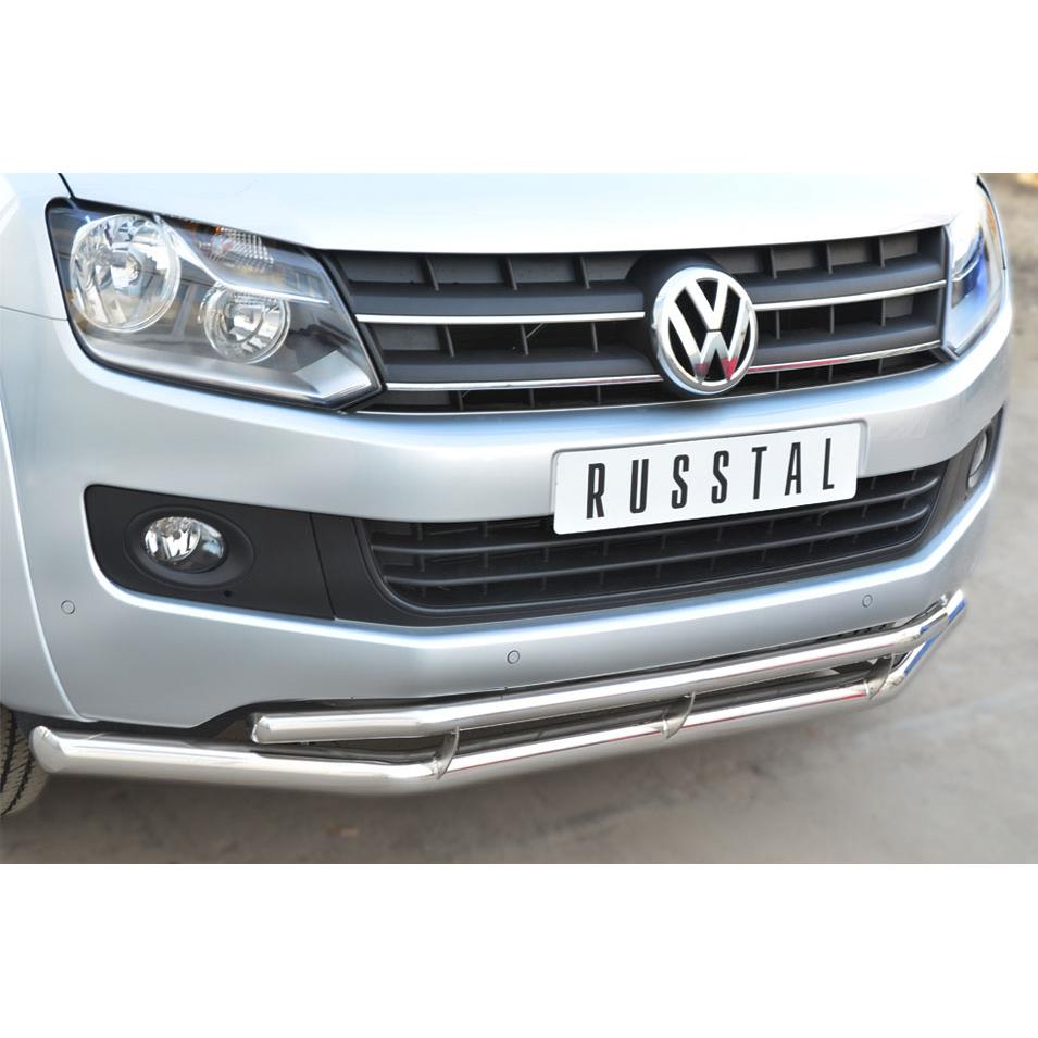 Защита переднего бампера D63 (секции) D42 (секции) VOLKSWAGEN AMAROK 2009-2015 — изображение 4