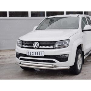 Защита переднего бампера d63 секция-d63 дуга VOLKSWAGEN AMAROK 2016