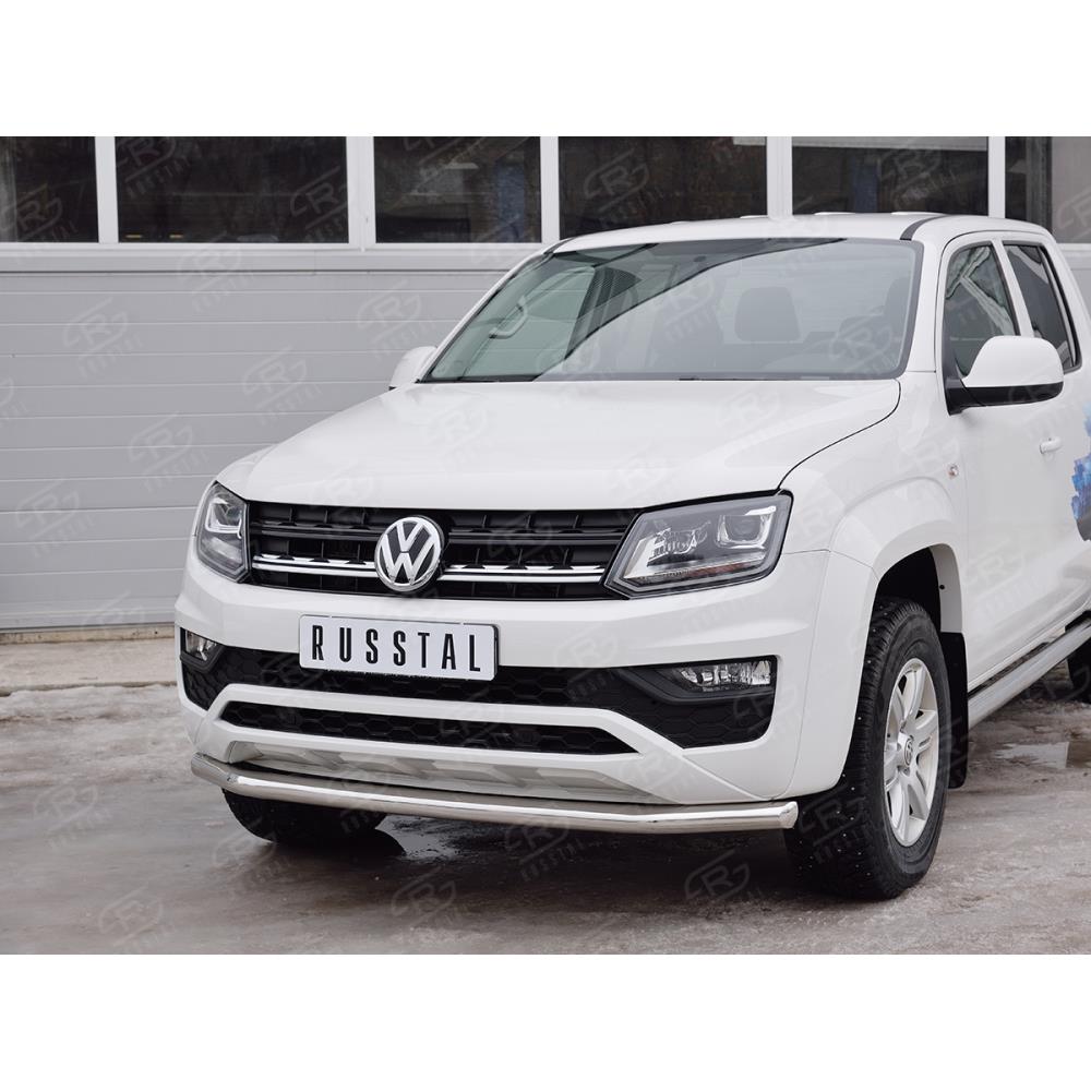 Защита переднего бампера D63 секция VOLKSWAGEN AMAROK 2016-