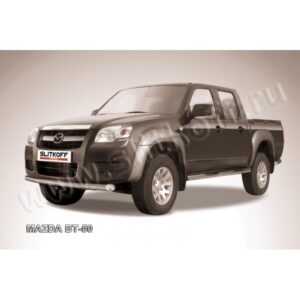 Защита переднего бампера d76 из нержавеющей стали Mazda BT-50
