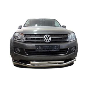 Защита переднего бампера двойная Volkswagen Amarok 2009