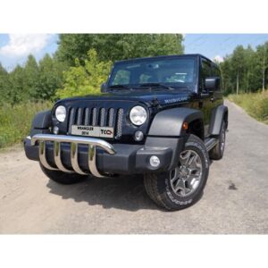 Защита передняя (кенгурин) 60,3 мм для JEEP Wrangler 5D (3.6, JK) 2006-2018