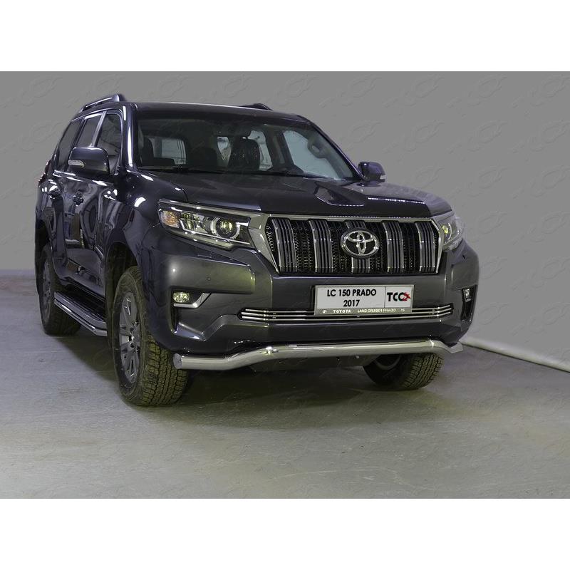 Защита передняя (волна) 76,1 мм TOYOTA Land Cruiser 150 Prado 2017-