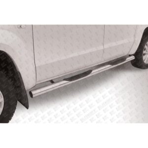 Защита порогов d76 с проступями Volkswagen Amarok (2013)