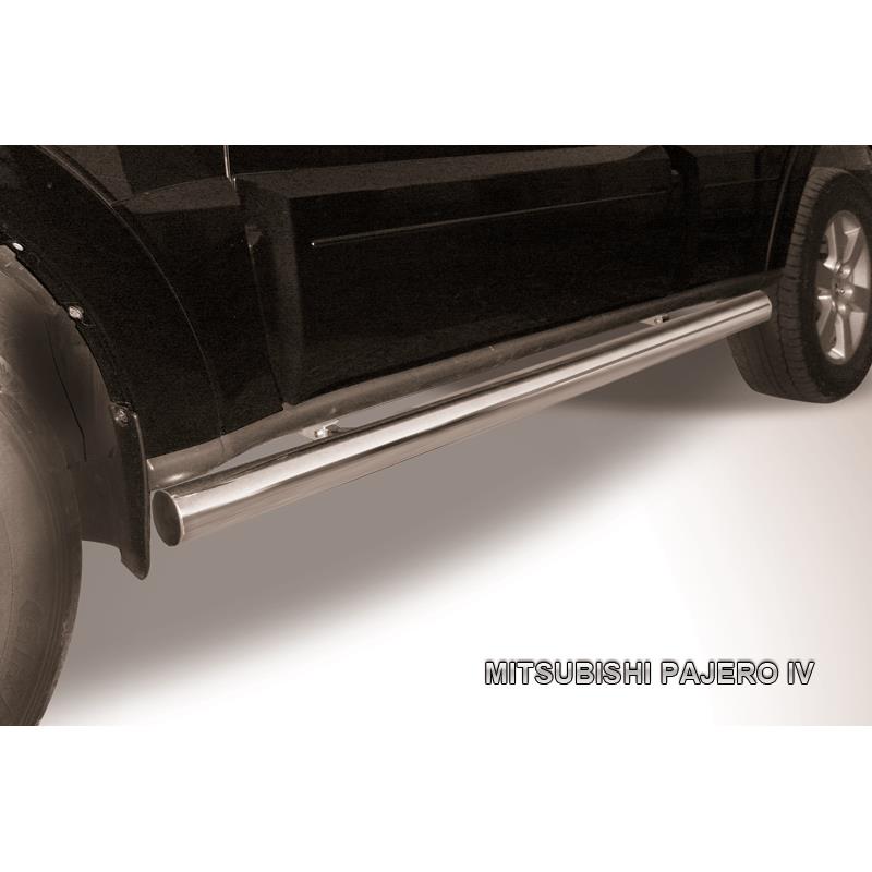 Защита порогов d76 труба Mitsubishi Pajero IV