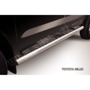 Защита порогов d76 труба Toyota Hilux (2011) рестайлинг