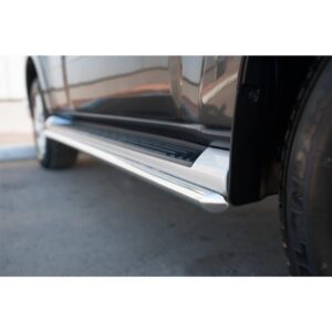 Защита порогов Mitsubishi Pajero IV 2014-