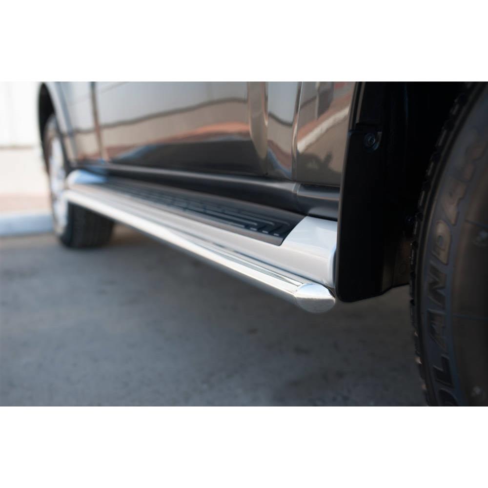 Защита порогов Mitsubishi Pajero IV 2014-