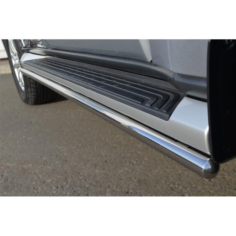 Защита порогов Mitsubishi Pajero VI 2012-2014 — изображение 2