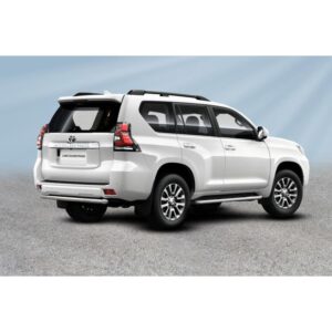 Защита заднего бампера d57 короткая Toyota Land Cruiser Prado (2010)