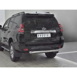 Защита заднего бампера d76 дуга на Toyota LC Prado 150 2018-н.в.