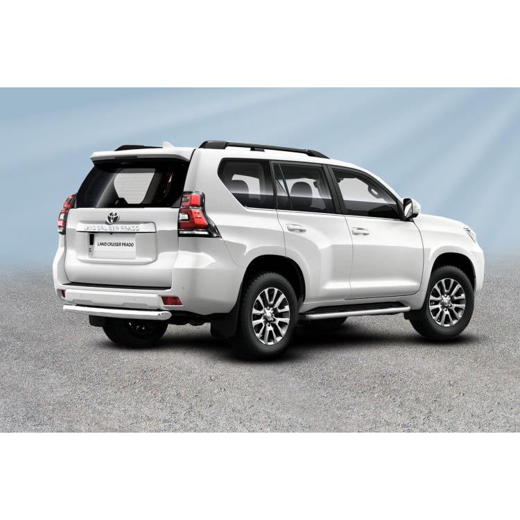 Защита заднего бампера d76 короткая Toyota Land Cruiser Prado (2017)