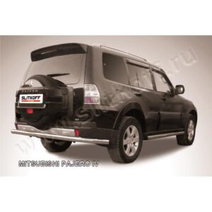 Защита заднего бампера d76 Mitsubishi Pajero IV