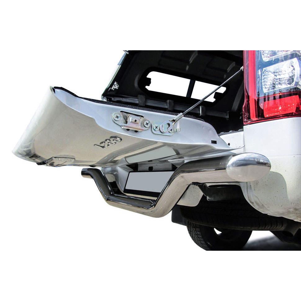 Защита заднего бампера d76 "волна" без бампера Mitsubishi L-200 (2018) — изображение 2