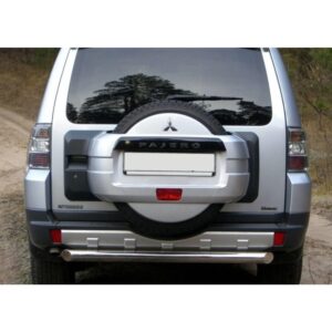 Защита заднего бампера Mitsubishi Pajero VI 2006-2011