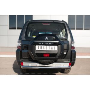 Защита заднего бампера Mitsubishi Pajero VI 2014-