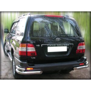Защита заднего бампера "уголки" d101.6+60
