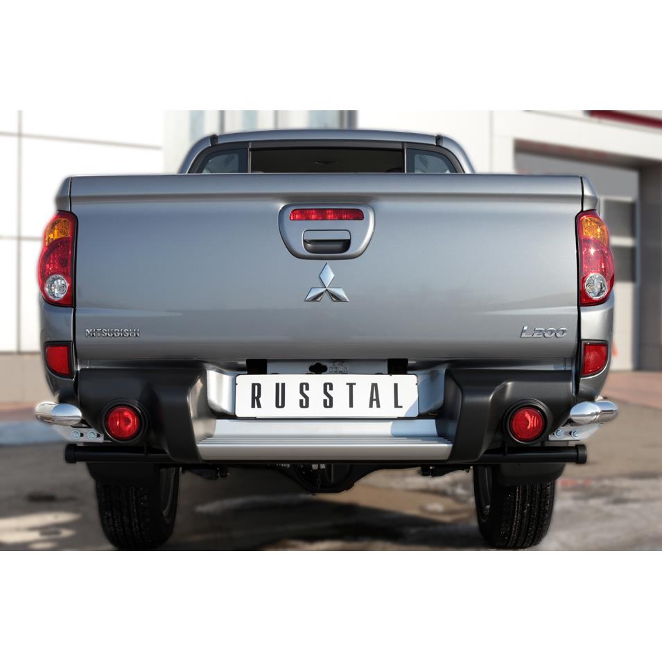 Защита заднего бампера уголки d63(секции) MLZ-002042 — изображение 2