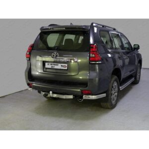 Защита задняя (уголки) 76,1 мм TOYOTA Land Cruiser 150 Prado 2017-