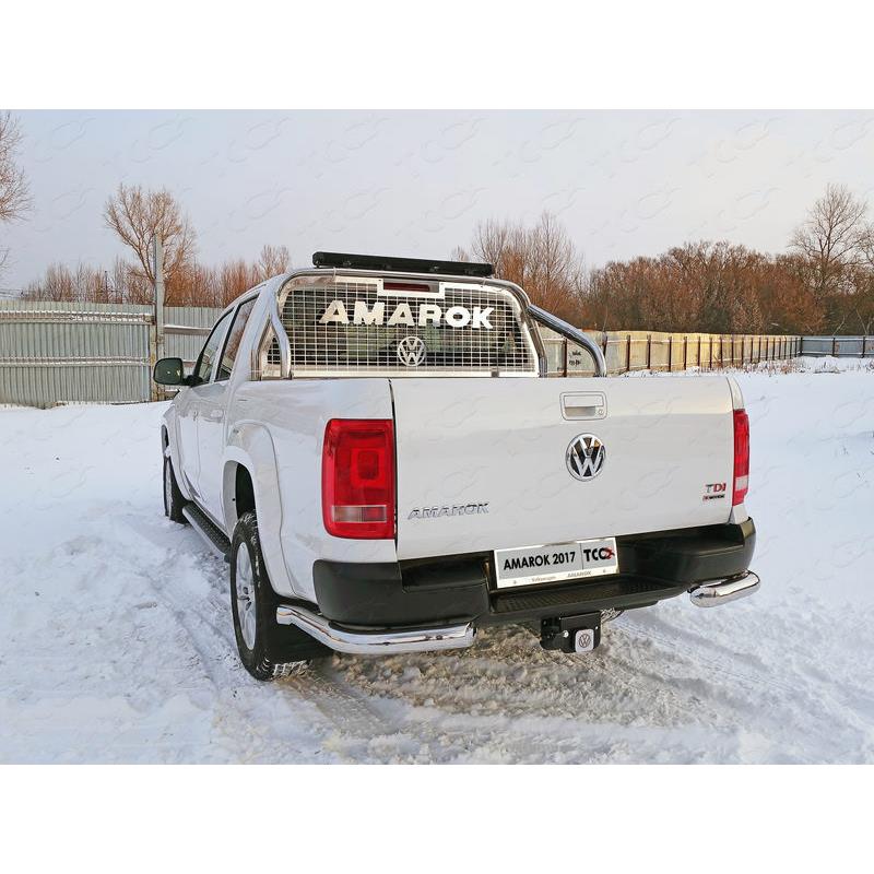 Защита задняя (уголки) 76,1 мм VOLKSWAGEN Amarok 2016