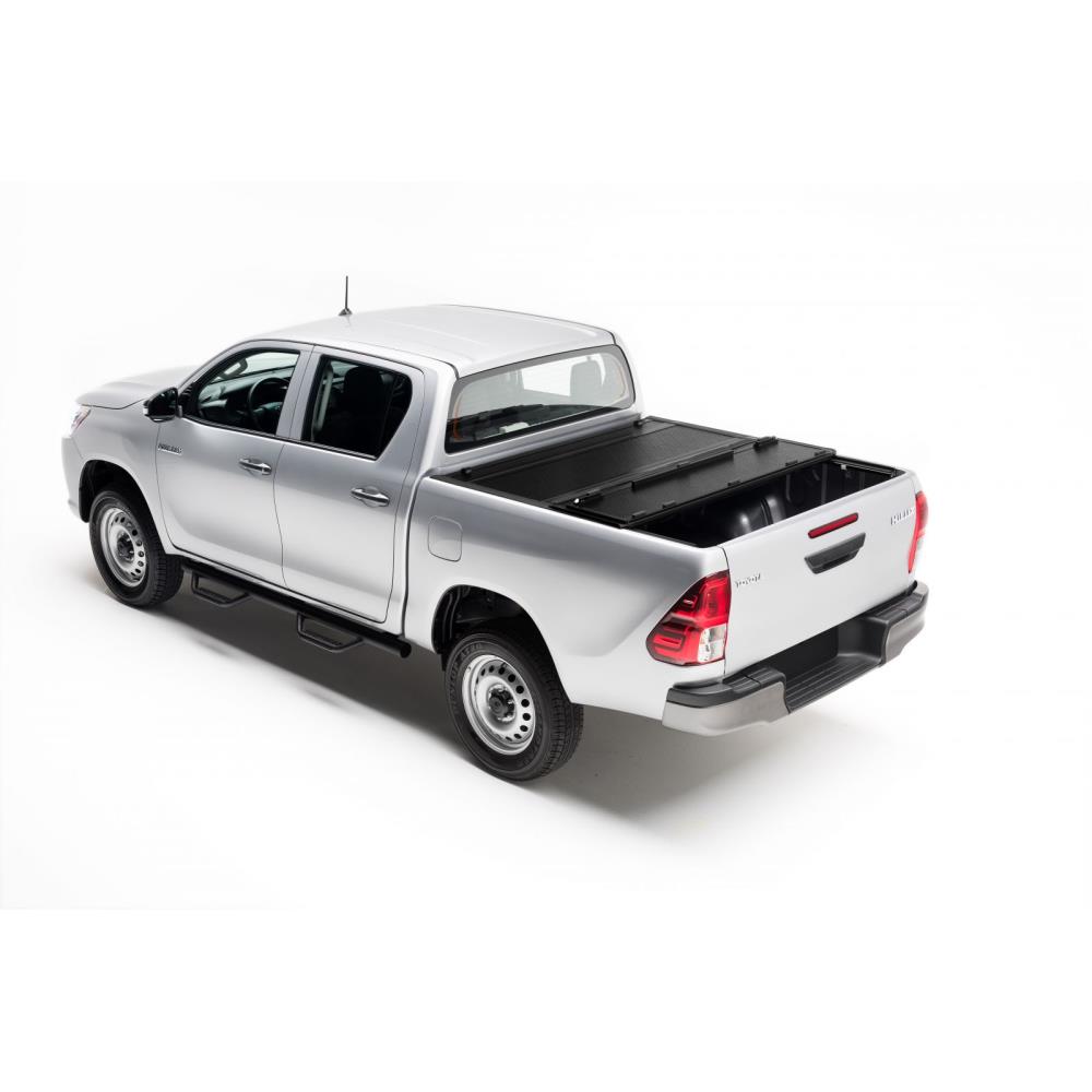 Жесткая четырехсекционная крышка Toyota Hilux VIII Revo (2015+) — изображение 2